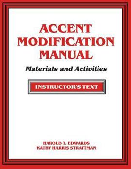 Paperback Accent Modification Instructor's Manual and Audiotape Book