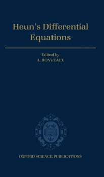 Hardcover Heun's Differential Equations Book