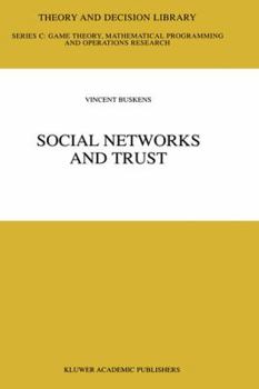 Hardcover Social Networks and Trust Book