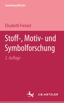 Paperback Stoff-, Motiv- Und Symbolforschung [German] Book