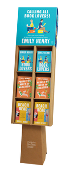 Paperback Emily Henry 24-Copy Mixed Floor Display W/Riser Book