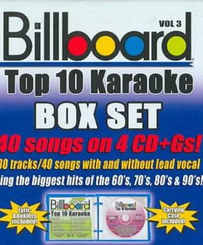 Music - CD Billboard Top-40 Karaoke - Box Set Vol. 3 (40+40-s Book