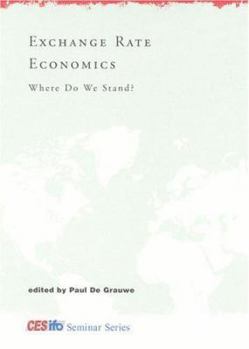 Hardcover Exchange Rate Economics: Where Do We Stand? Book
