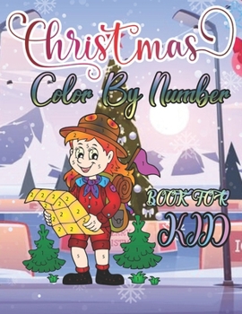 Paperback Christmas Color by Number Book for Kid Book