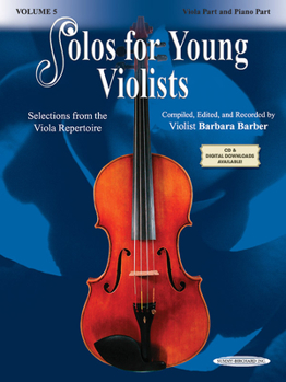 Paperback Solos for Young Violists, Volume 5 Book