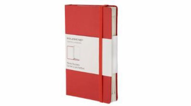 Hardcover Moleskine Classic Memo Pockets, Pocket, Red, Hard Cover (3.5 X 5.5) Book