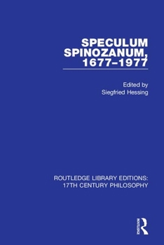 Paperback Speculum Spinozanum, 1677-1977 Book
