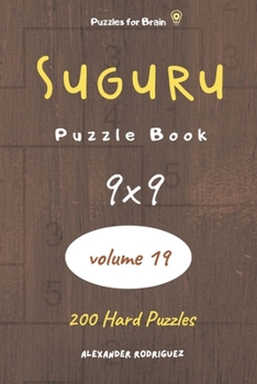 Paperback Puzzles for Brain - Suguru Puzzle Book 200 Hard Puzzles 9x9 (volume 19) Book