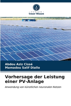 Paperback Vorhersage der Leistung einer PV-Anlage [German] Book