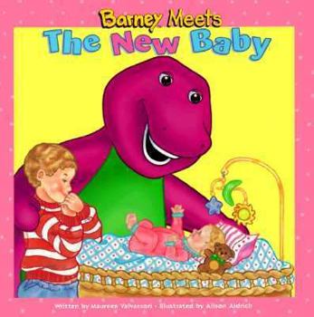 Paperback Barney Meets the New Baby Book
