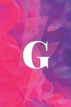 Paperback G: Initial Monogram Notebook Notebook for Women, Girls and School 6 X 9 - 110 College-Ruled Book