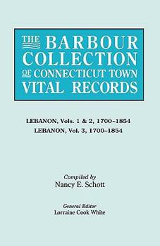 Paperback Barbour Collection of Connecticut Town Vital Records [Vol. 22] Book