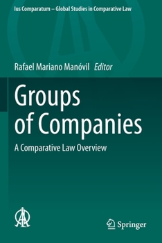 Paperback Groups of Companies: A Comparative Law Overview Book