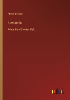 Paperback Alemannia: Achter Band Zweites Heft [German] Book