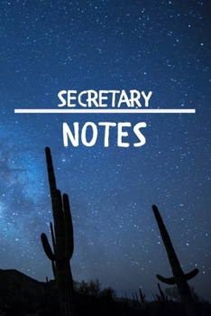 Paperback Secretary Notes: Secretary Career School Graduation Gift Journal / Notebook / Diary / Unique Greeting Card Alternative Book