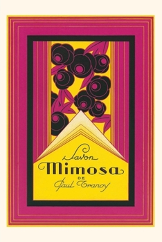 Paperback Vintage Journal Savon Mimosa Soap Label Book