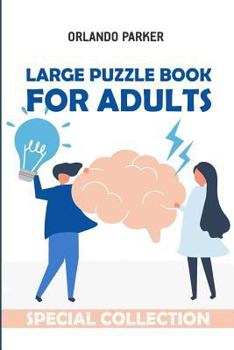 Paperback Large Puzzle Book For Adults: Nondango Puzzles Book