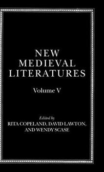 Hardcover New Medieval Literatures: Volume V Book