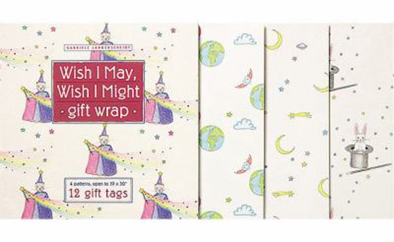 Paperback Wish I May Wish I Might: Giftwrap Book
