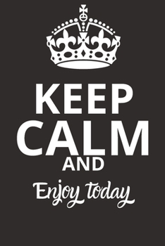 Enjoy today NOTEBOOK: Journal and Notebook - Composition Size (6x9) With Lined and Blank Pages, Perfect for Journal, Doodling..