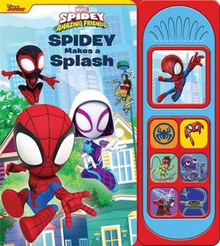 Board book Disney Junior Marvel Spidey and His Amazing Friends: Spidey Makes a Splash Sound Book [With Battery] Book