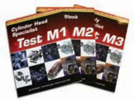 Paperback ASE Test Prep for Engine Machinists (M1-M3): Complete Set Book