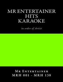 Paperback Mr Entertainer Hits - LEG001 - LEG138 - Karaoke listings Book