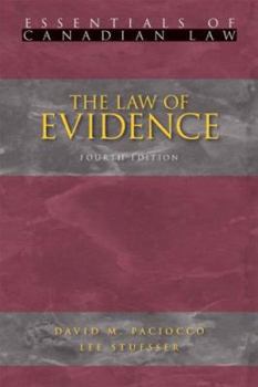 Paperback The Law of Evidence Book