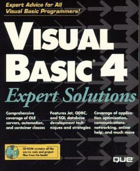 Paperback Visual Basic 4 Expert Solutions Book