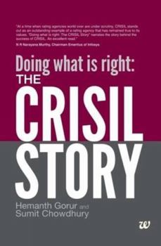 Paperback Doing what is right: :The CRISIL Story Book