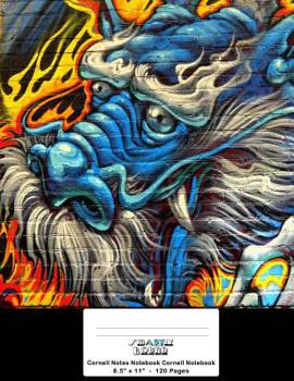 Cornell Notes Notebook: 8. 5 X11 , 120 Page, Cornell Notebook : Graffiti Dragon Art Cover