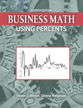 Paperback Business Math: Using Percents Book