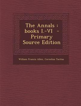 Paperback The Annals: Books I.-VI [Latin] Book