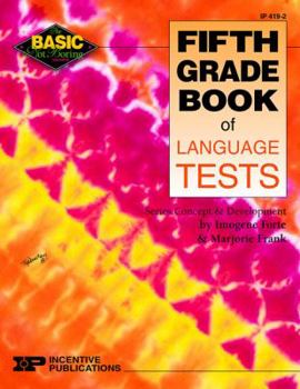 Paperback Fifth Grade Book of Language Tests Book