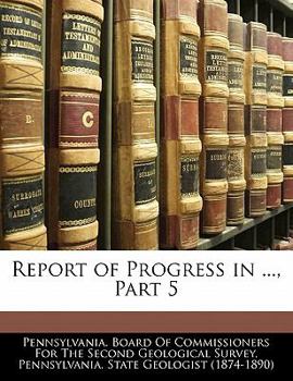 Paperback Report of Progress in ..., Part 5 Book