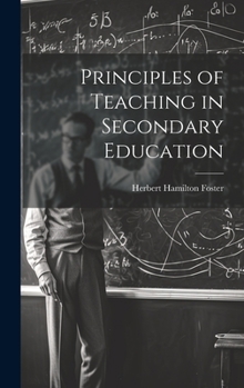 Hardcover Principles of Teaching in Secondary Education Book