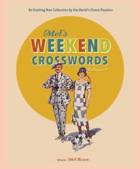 Spiral-bound Mel's Weekend Crosswords, Volume 1 Book