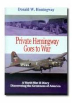 Paperback Private Hemingway Goes to War Book