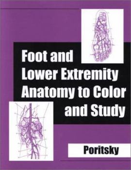 Paperback Foot & Lower Extremity Anatomy to Color & Study Book