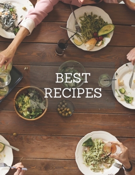 Paperback BEST Recipes: Notebook for saving recipes, kitchen notebook Book