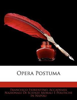 Paperback Opera Postuma [Italian] Book