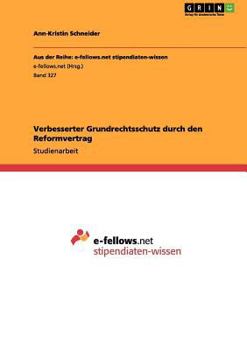 Paperback Verbesserter Grundrechtsschutz durch den Reformvertrag [German] Book