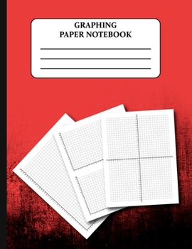 Paperback Graphing Paper Notebook: Coordinate Plane Graphing Paper Grid Worksheets Book