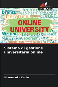 Paperback Sistema di gestione universitaria online [Italian] Book