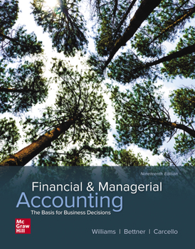 Loose Leaf Loose Leaf for Financial and Managerial Accounting Book