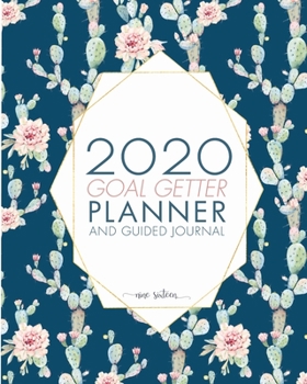 Paperback Goal Getter Planner And Guided Journal: One Year Planner and Guided Journal For Setting And Crushing Your Goals - Goal Setting Journal and Planner Wit Book