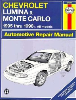 Paperback Chevrolet Lumina & Monte Carlo: '95 Thru '98 Book