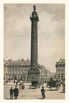 Paperback Vintage Journal Colonne Vendome, Paris, France Book