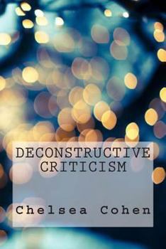 Paperback Deconstructive Criticism Book