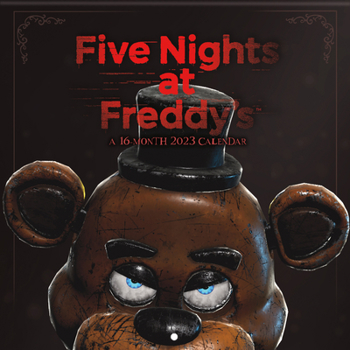 Calendar Five Nights at Freddys Wall Book